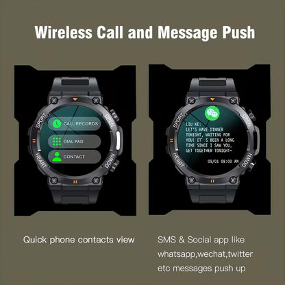 K56Pro Smart Watch for Men Heart Rate Blood Bluetooth Sport 400Mah Long Standby 1.39 Inch 360*360 HD Screen Outdoors Smartwatch